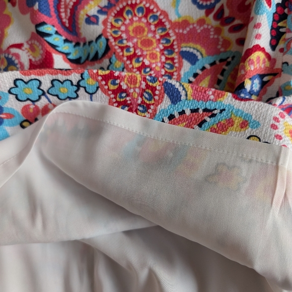 ✨NWOT Talbots Petites Paisley Skirt | Size 10P ✨ - Picture 3 of 5